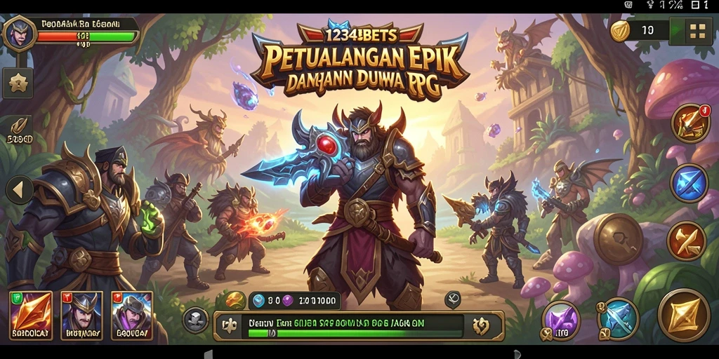 Tampilan gameplay RPG yang seru dan mendebarkan di <strong>1234BETS</strong>.