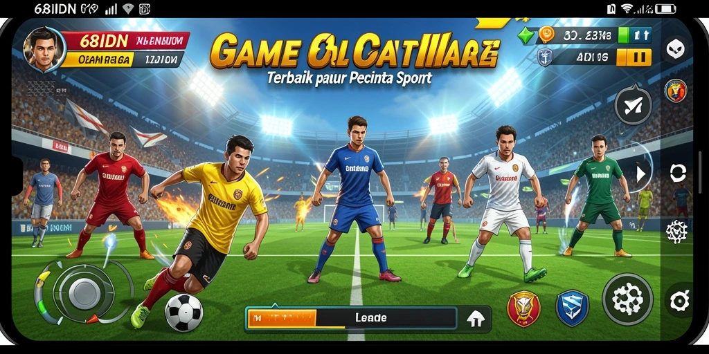 Tampilan gameplay menarik di 68IDN dengan aksi olahraga seru.