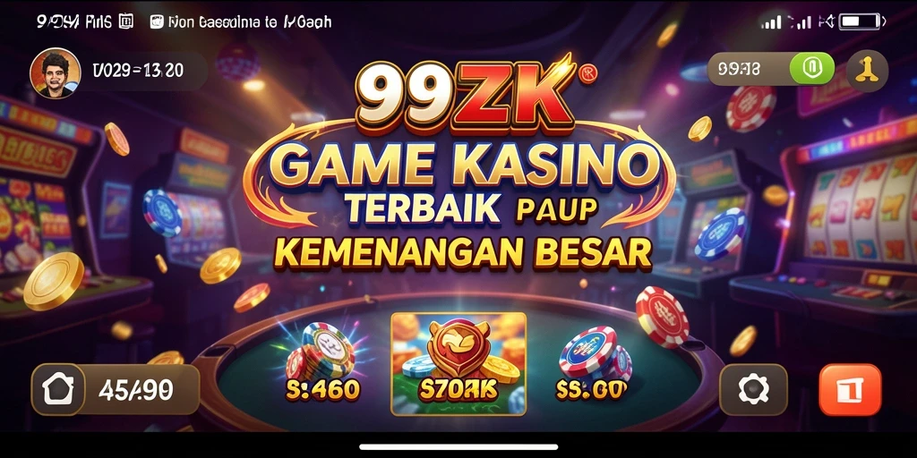Tampilan gameplay 99ZK yang mendebarkan dan penuh warna.
