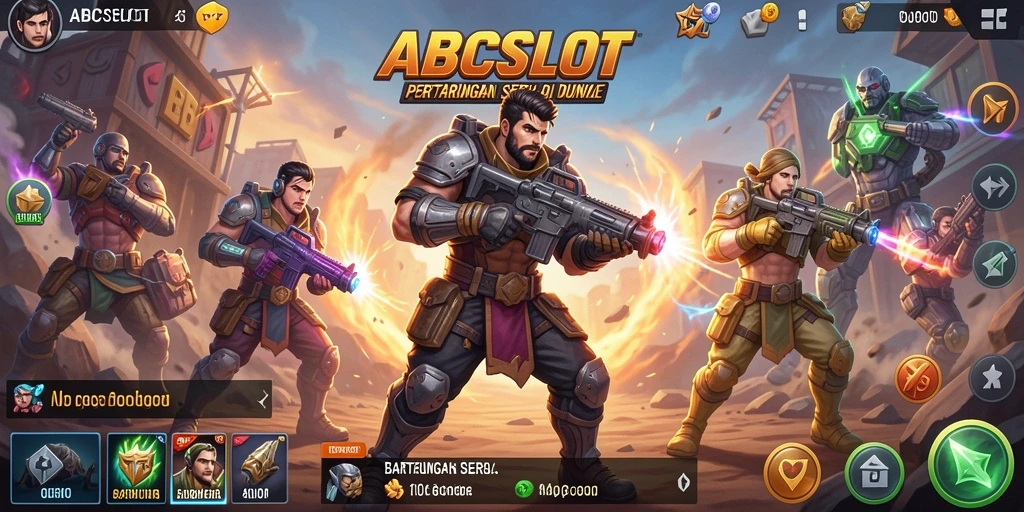Menampilkan aksi seru dalam gameplay Battle Royale.