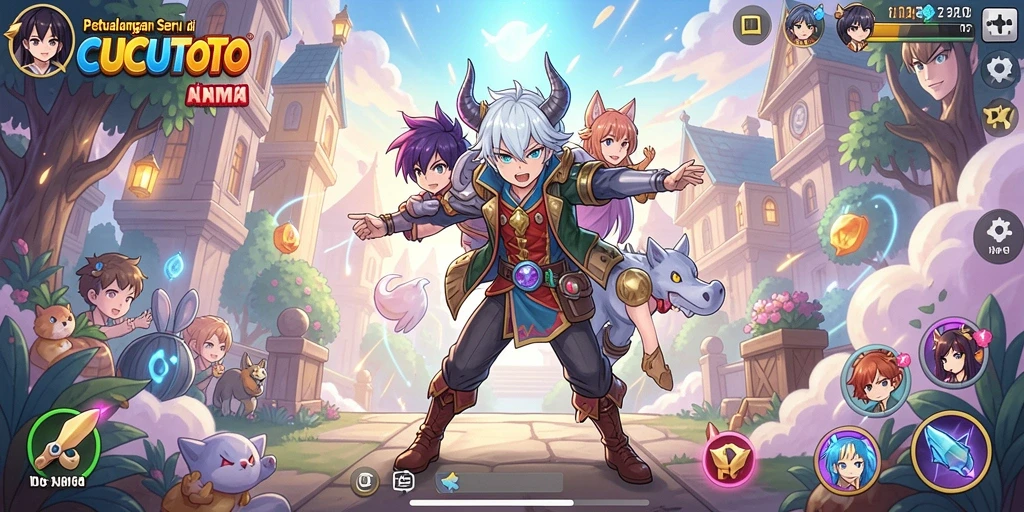 Tampilan menakjubkan dari gameplay CUCUTOTO yang penuh aksi.
