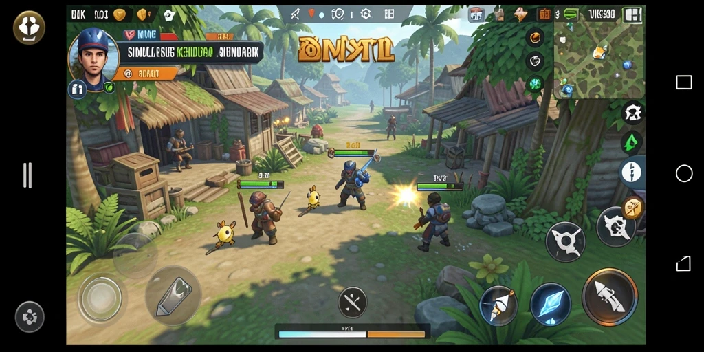 Tampilan gameplay DKK yang memukau dan interaktif.