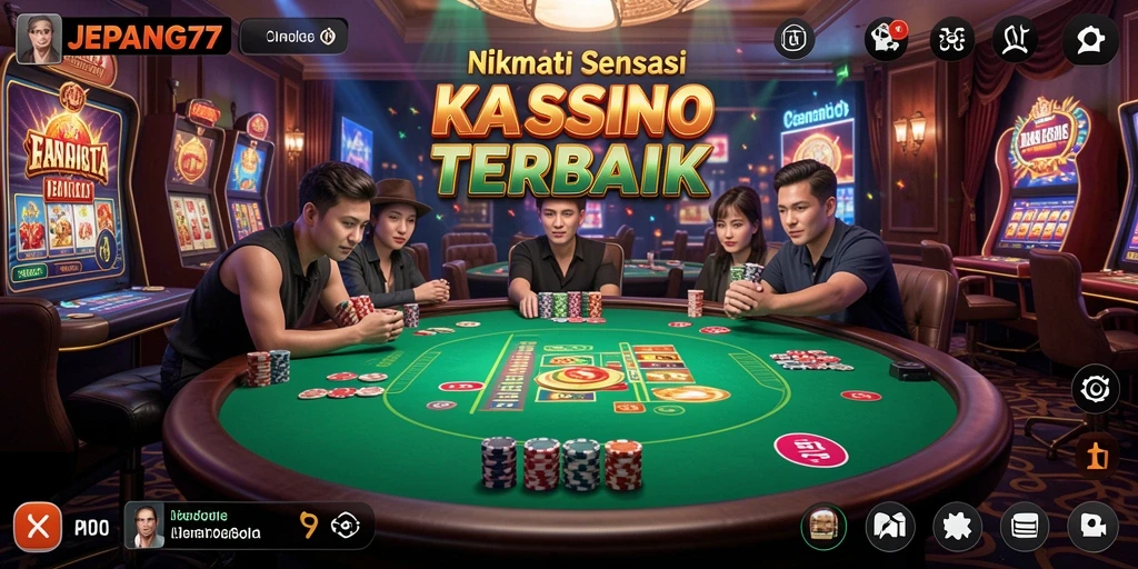 Tangkapan layar JEPANG77 menunjukkan momen menegangkan di permainan Kasino.