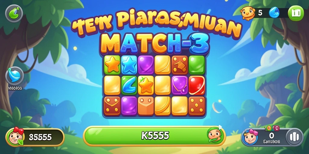Tampilan menarik dari gameplay K5555 yang seru.