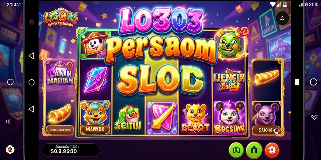 Screenshot menunjukkan gameplay seru dan penuh warna dari LOS303.