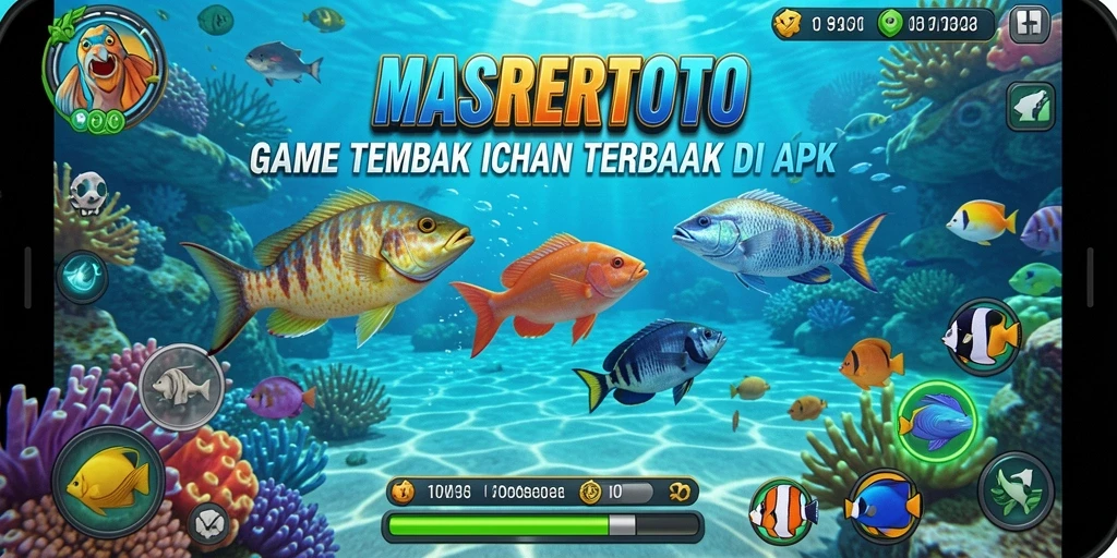 Screenshot gameplay Tembak Ikan MASRERTOTO yang menakjubkan.