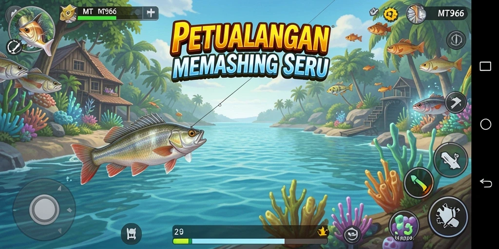 Tangkap ikan besar dan alami keindahan laut dalam MT966.
