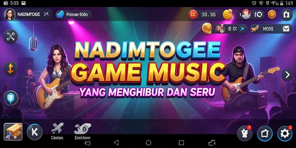 Tampilan gameplay NADIMTOGEL yang menarik dengan berbagai pilihan lagu.
