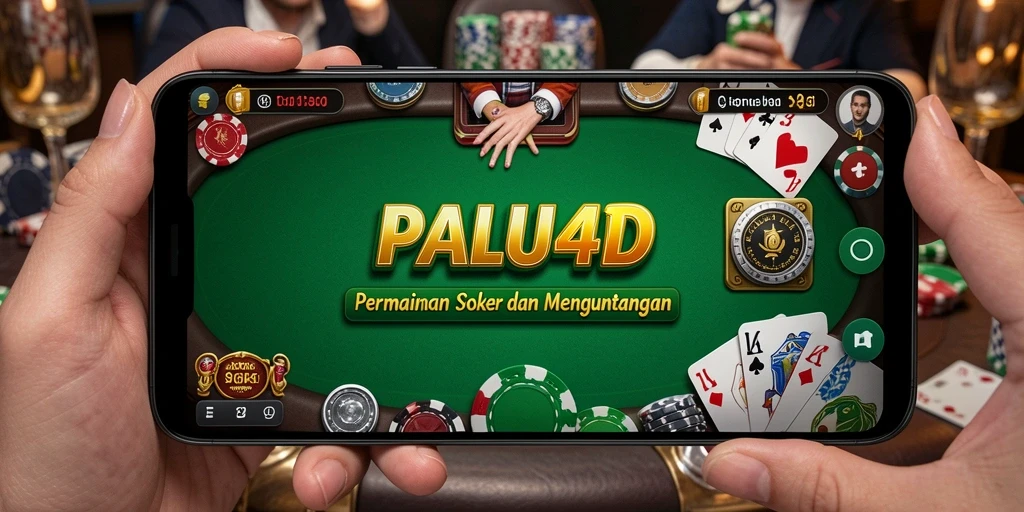 Tampilan gameplay Poker yang menegangkan dan mendebarkan dalam PALU4D.
