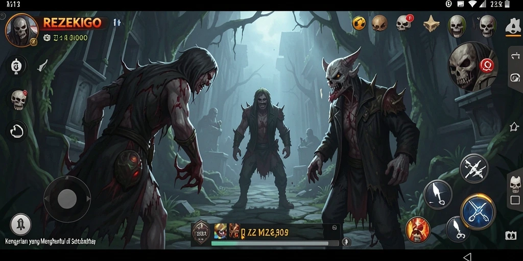 Screenshot gameplay menegangkan dari REZEKIGO yang menguji keberanian Anda.
