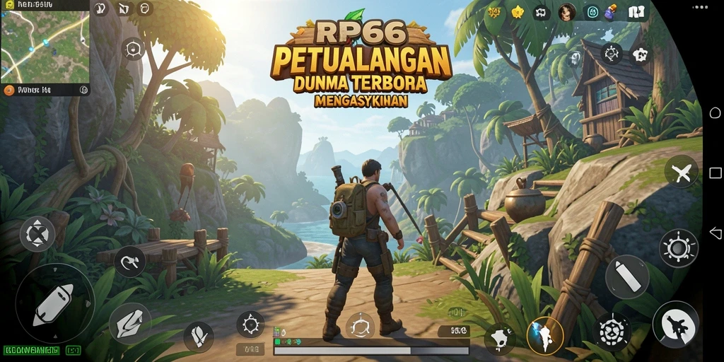 Tangkapan layar menunjukkan petualangan yang mendebarkan dalam dunia terbuka.