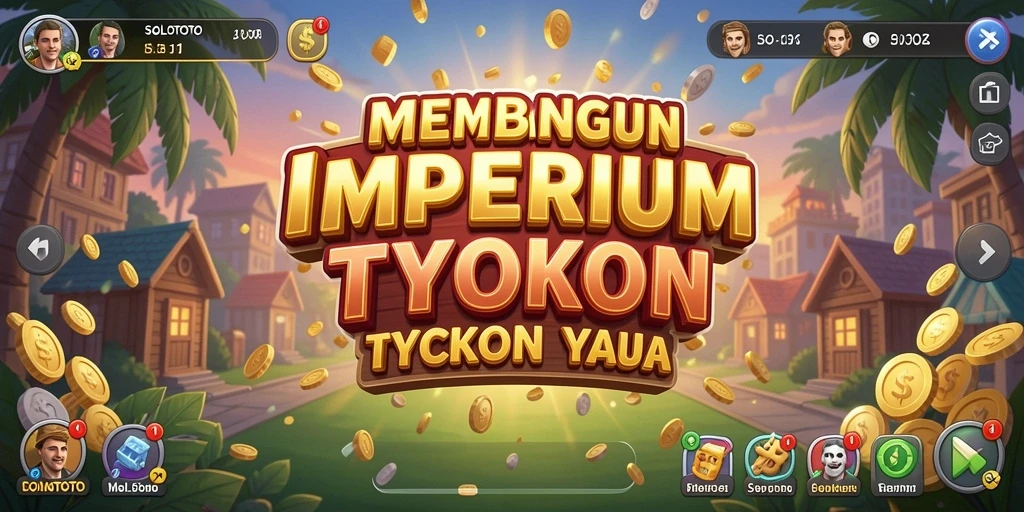 Tampilan gameplay menarik dari SOLOTOTO yang menunjukkan strategi bisnis yang sedang dijalankan.