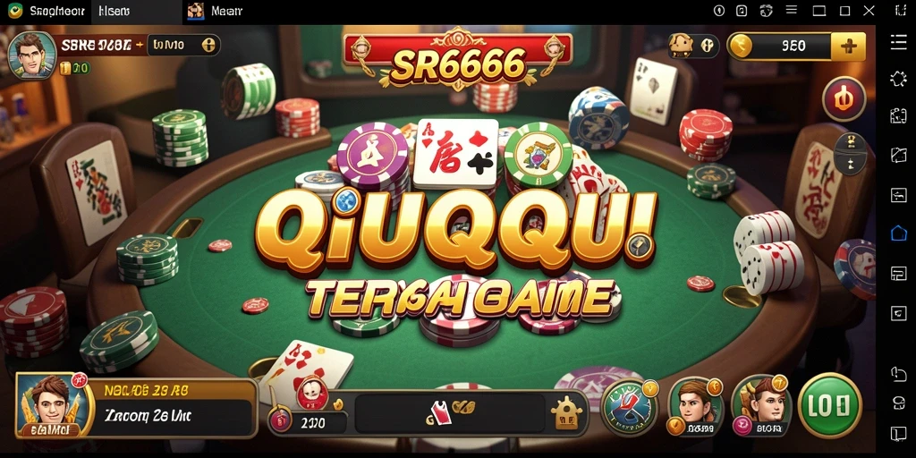 Tampilan gameplay menawan dari SR6666 dengan grafis QiuQiu yang menarik.