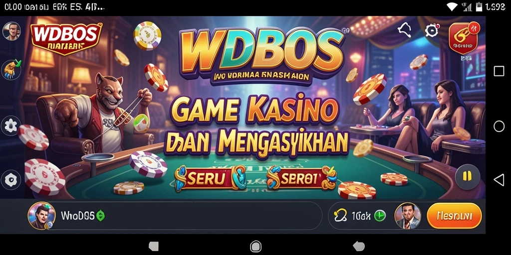 Screenshot utama WDBOS menampilkan gameplay Kasino yang mendebarkan.